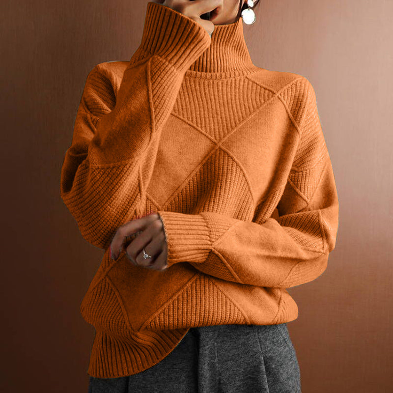 Cozy Chic Mock Neck Pullover