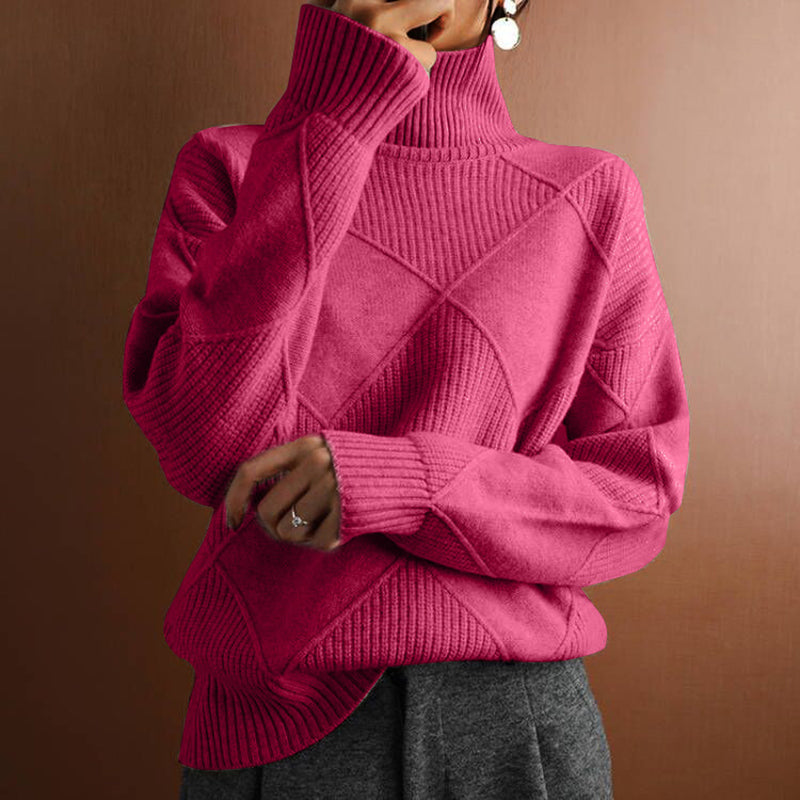 Cozy Chic Mock Neck Pullover