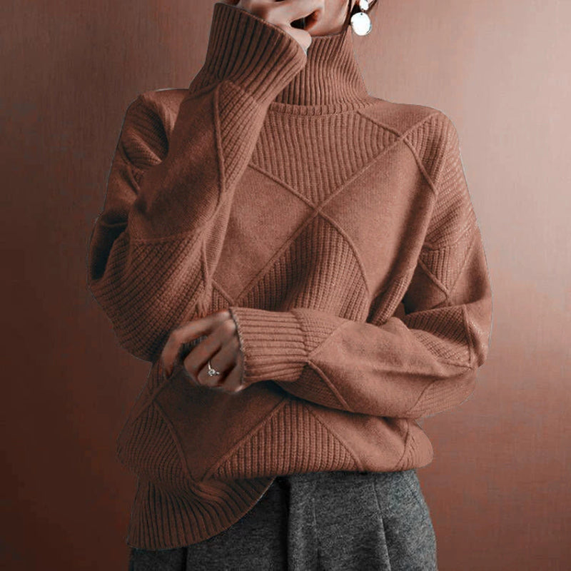 Cozy Chic Mock Neck Pullover